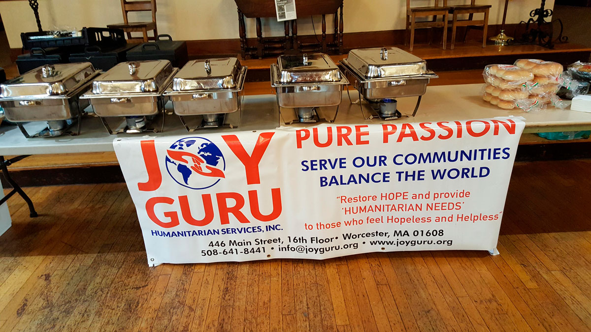 JOYGURU HUMANITARIAN SERVICES donated $50,000.00 to WORCESTER WELCOMES AFGHANISTAN REFUGEES FUND